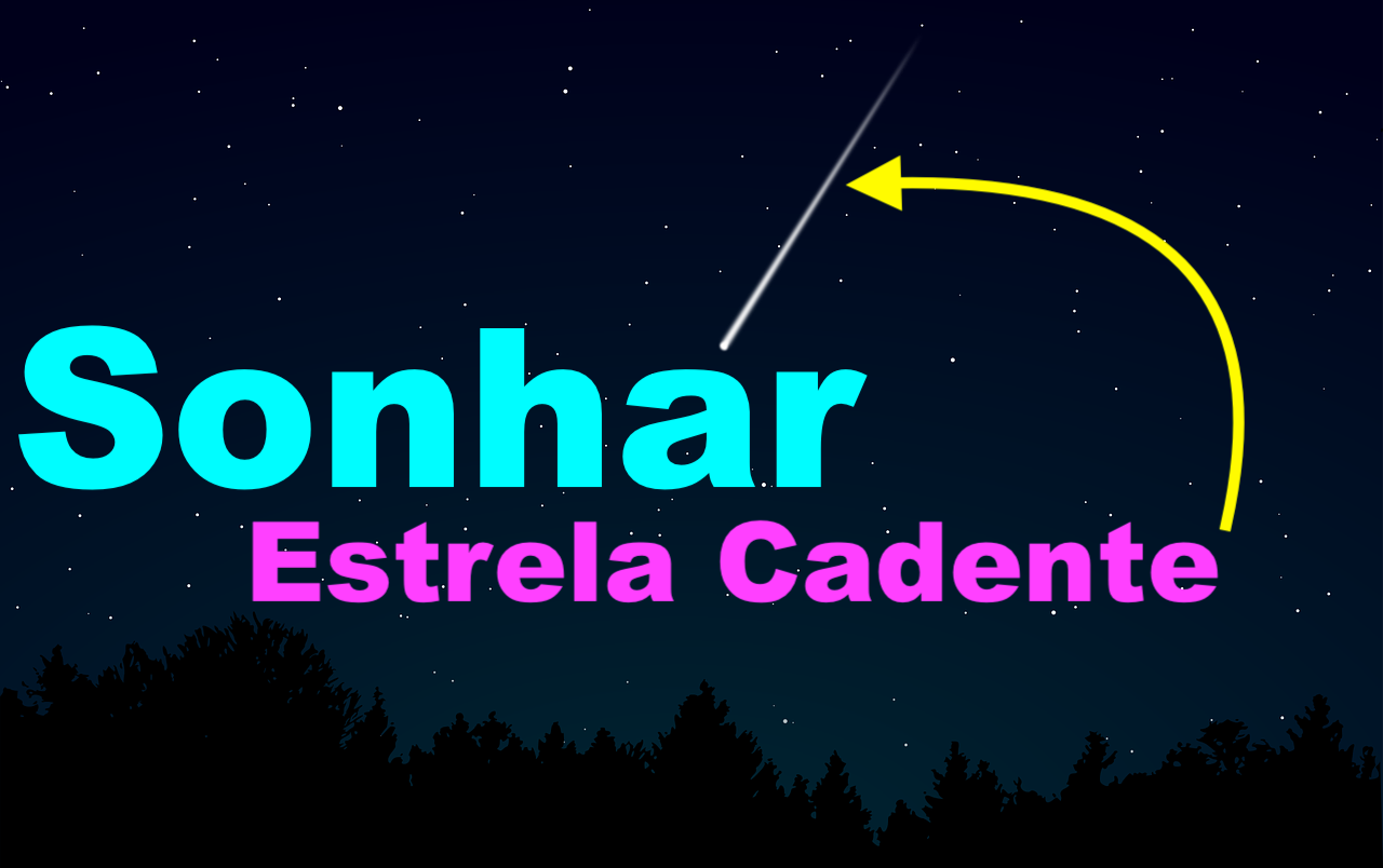 Sonhar com estrela cadente - Sonho Certo